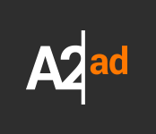A2ad - Logotipo Negativo