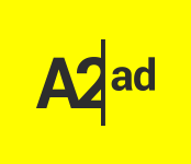 A2ad - Logotipo Positivo Monocromático